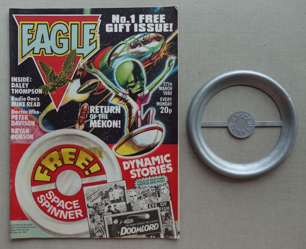 EAGLE No. 3, cover dated 27th March 1982, with free gift