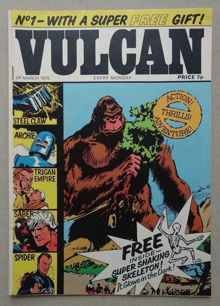 VULCAN No. 1 (Scotland) - cover dated 1st March 1975