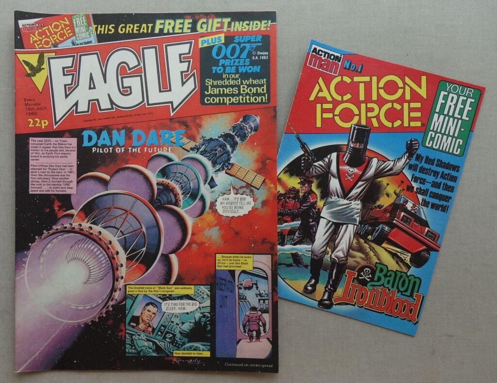 EAGLE, cover dated 16th July 1983, with free Action Force mini-comic