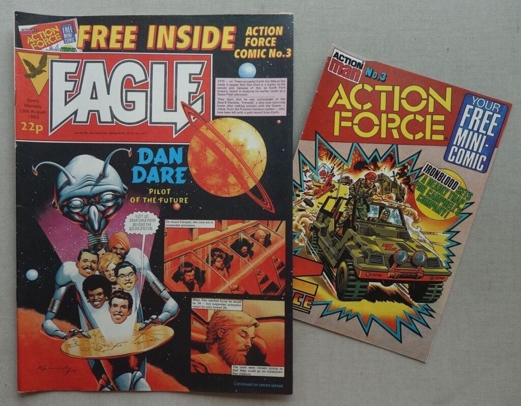 EAGLE, cover dated 13th August 1983, with free Action Force mini-comic