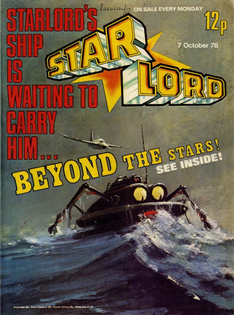 Star Lord No. 22, cover dated 7th October 1978. Art by Graham Coton