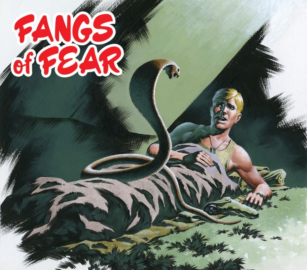 Commando 5586: Silver Collection - Fangs of Fear - cover by Ian Kennedy