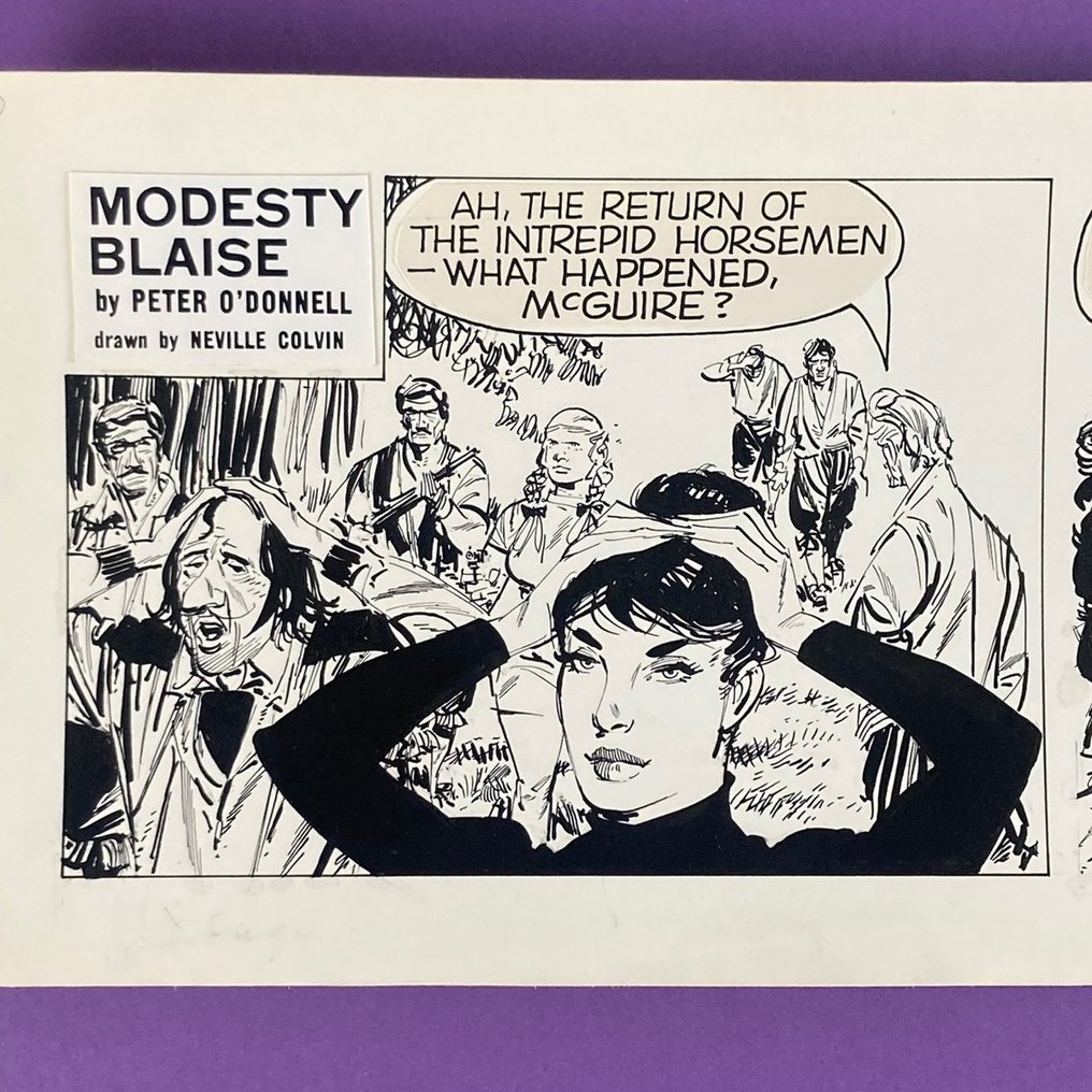 Modesty Blaise 5560 by Peter O’Donnell, art by Neville Colvin