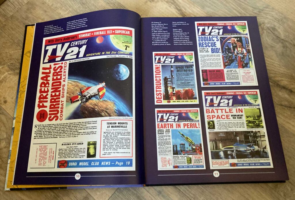 60th Anniversary Comic Anthology - TV21 Cover Spread