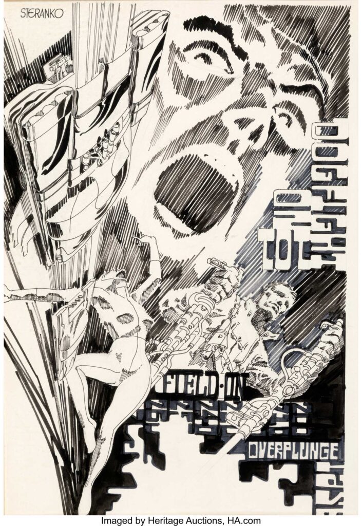 Jim Steranko Amazing Stories V43#3 September-1969 Dogfight on 101 Illustration Original Art