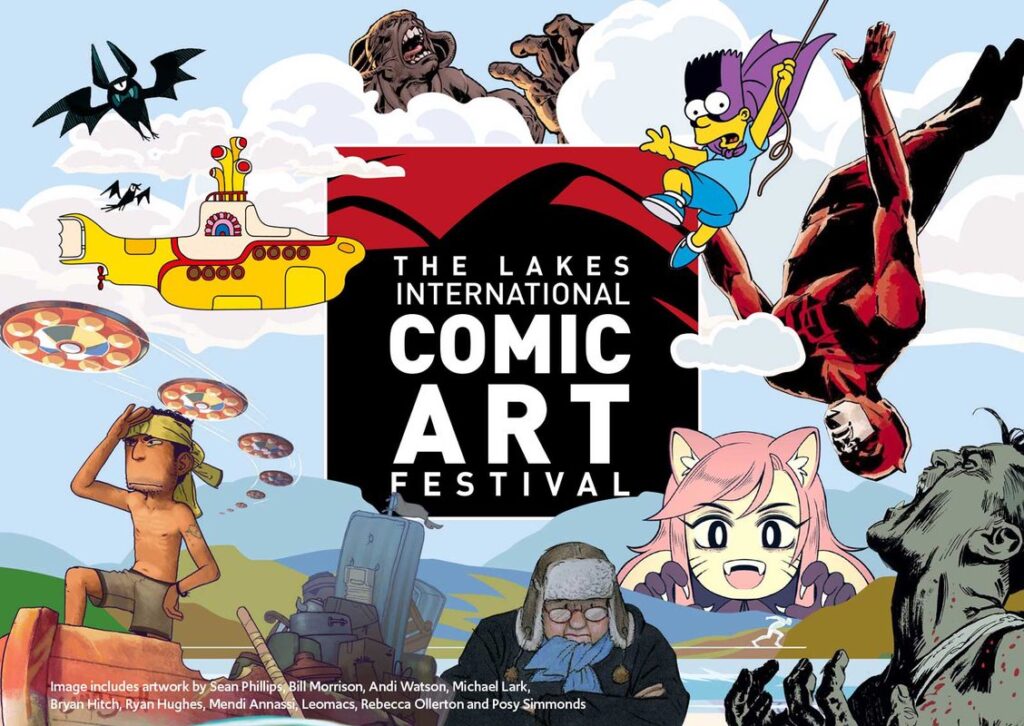 Lakes international Comic Art Festival 2022 Banner