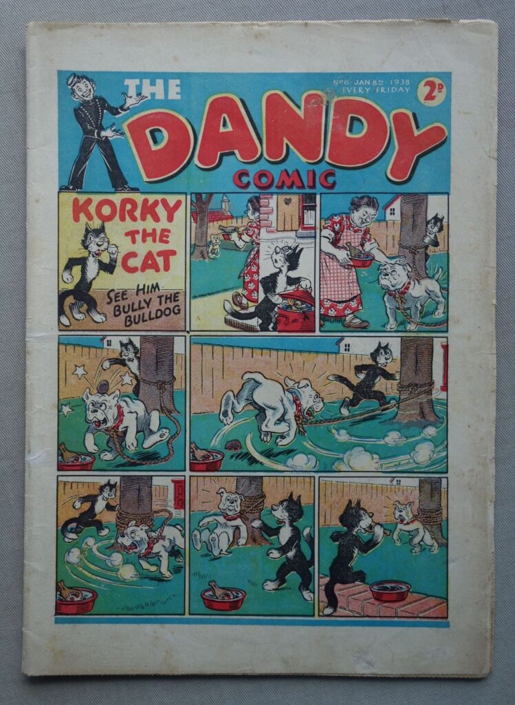 Dandy No. 6 - cover dated 8th January 1938