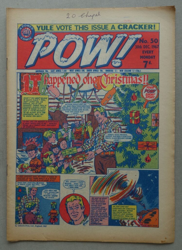 Pow No. 50 - cover dated 30th December 1967 Christmas issue