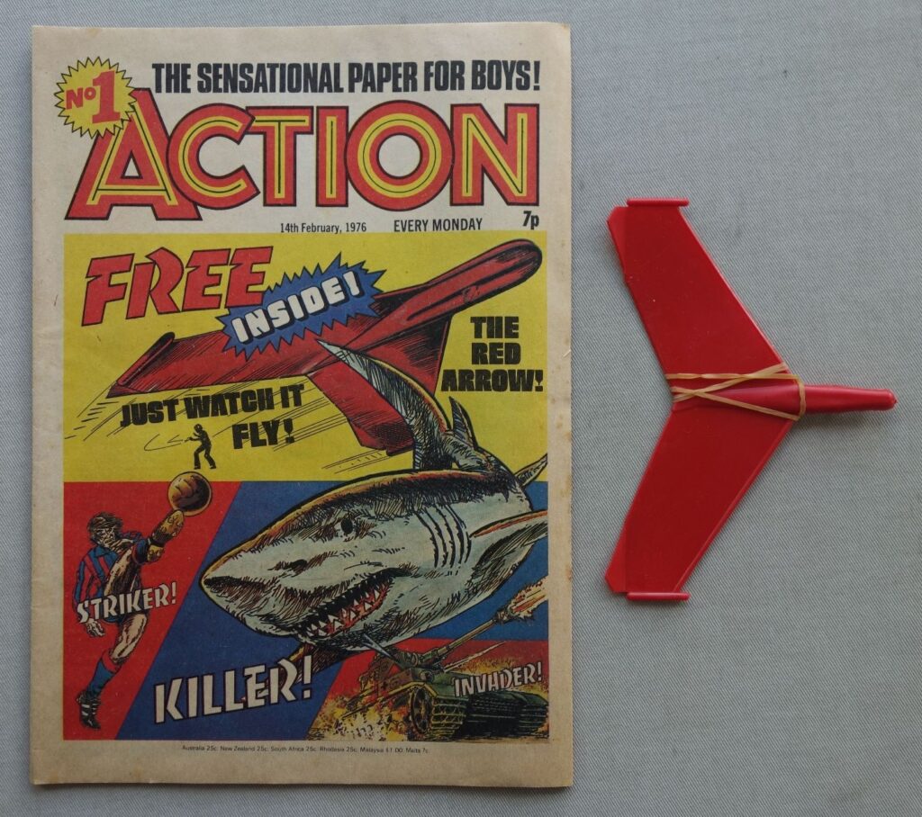 Action #1 - Feb 14 1976 + Free Gift Red Arrow