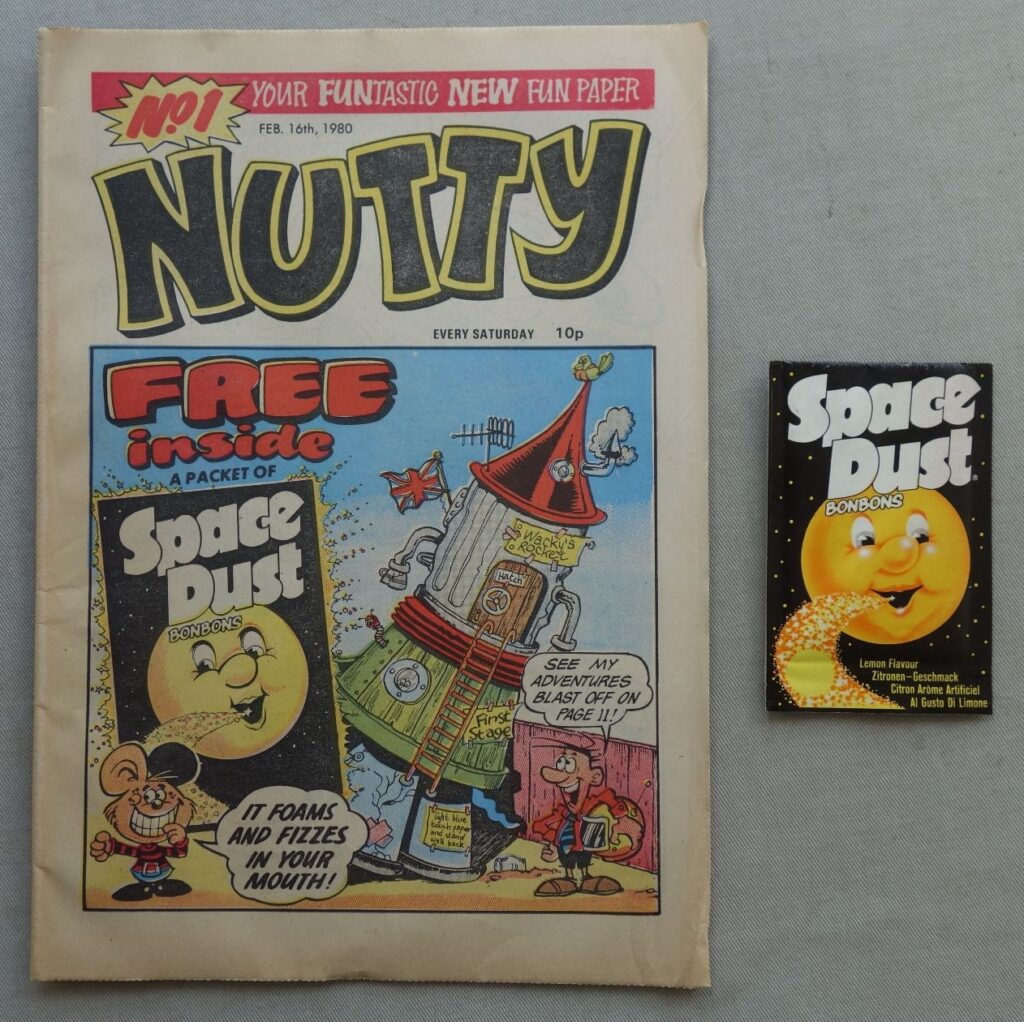 Nutty No. 1 - Feb 16 1980 + Free Gift Space Dust Bonbons