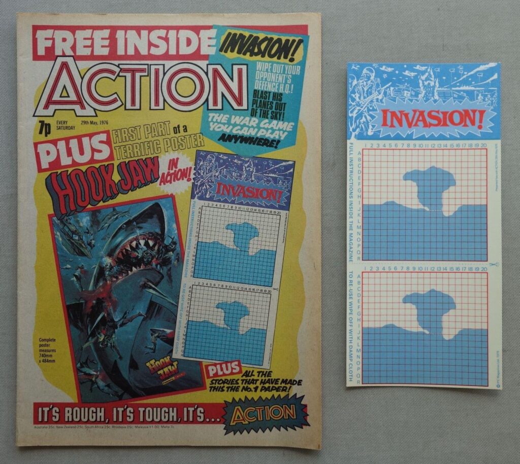 Action May 29 1976 + Free Gift Invasion Game