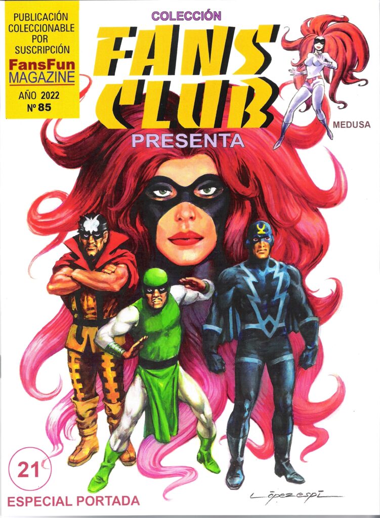 Fans Fun Magazine Issue 85 - cover by Rafael López Espí