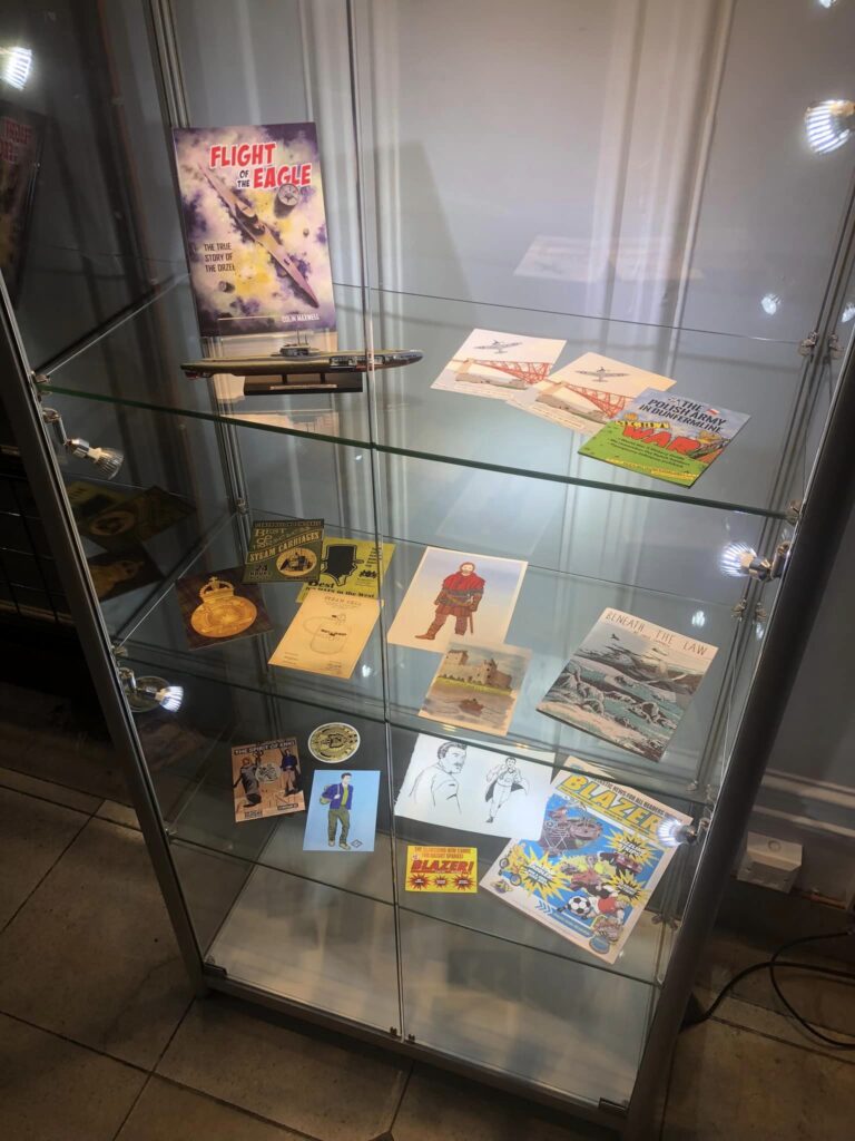 Comic Kingdom - The Community Gallery at Dunfermline Carnegie Library and Galleries (2022). Photo: Colin Maxwell