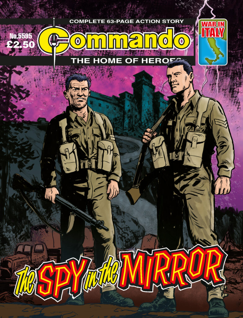 Commando 5595: Home of Heroes - The Spy in The Mirror - cover by Mike Dorey