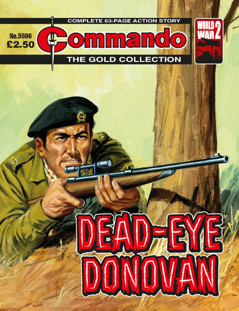 Commando 5596: Gold Collection - Dead-Eye Donovan - cover by Chicharro
