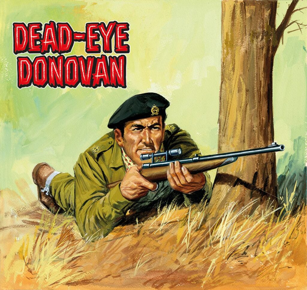 Commando 5596: Gold Collection - Dead-Eye Donovan - cover by Chicharro - FULL