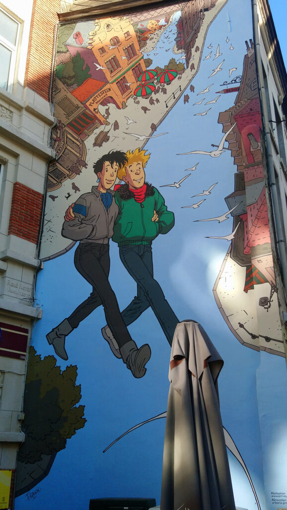 Brussels Comic Art Trail 2022 - Photo by Luke Williams