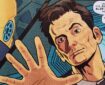 A panel from "The Strip of a Lifetime", by Russell T Davies, Scott Handcock and Alan Barnes, art by Lee Sullivan