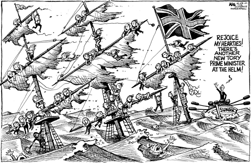 Cartoon by Kal for The Economist