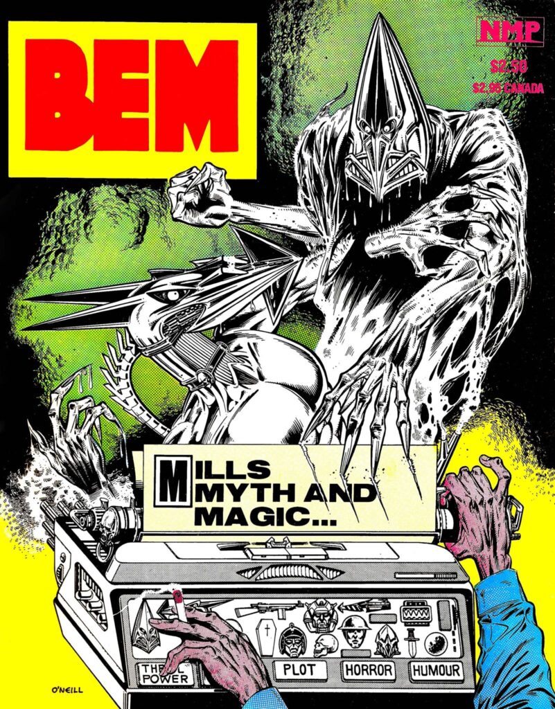 The cover of BEM 25 by Kevin O'Neill
