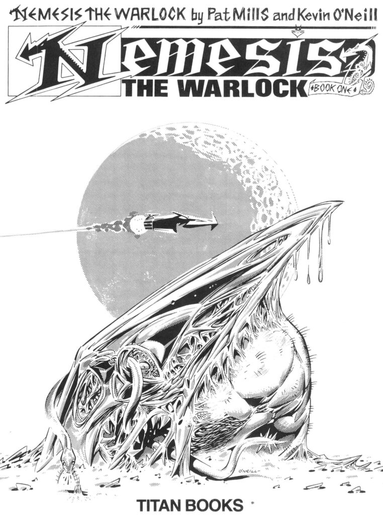 Titan Books Nemesis the Warlock Promotion - art by Kevin O'Neill