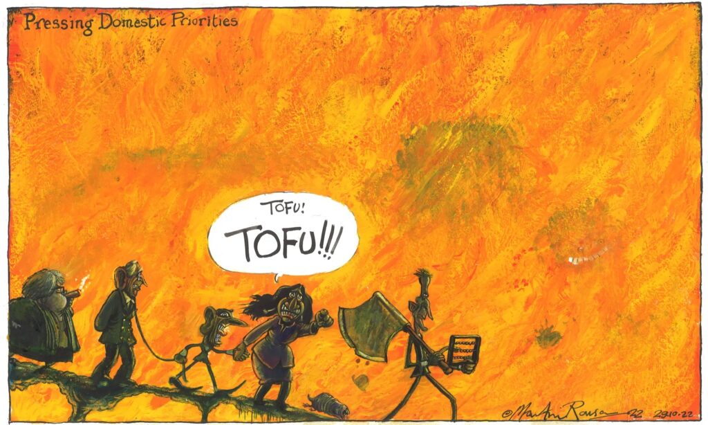 Cartoon by Martin Rowson for The Guardian