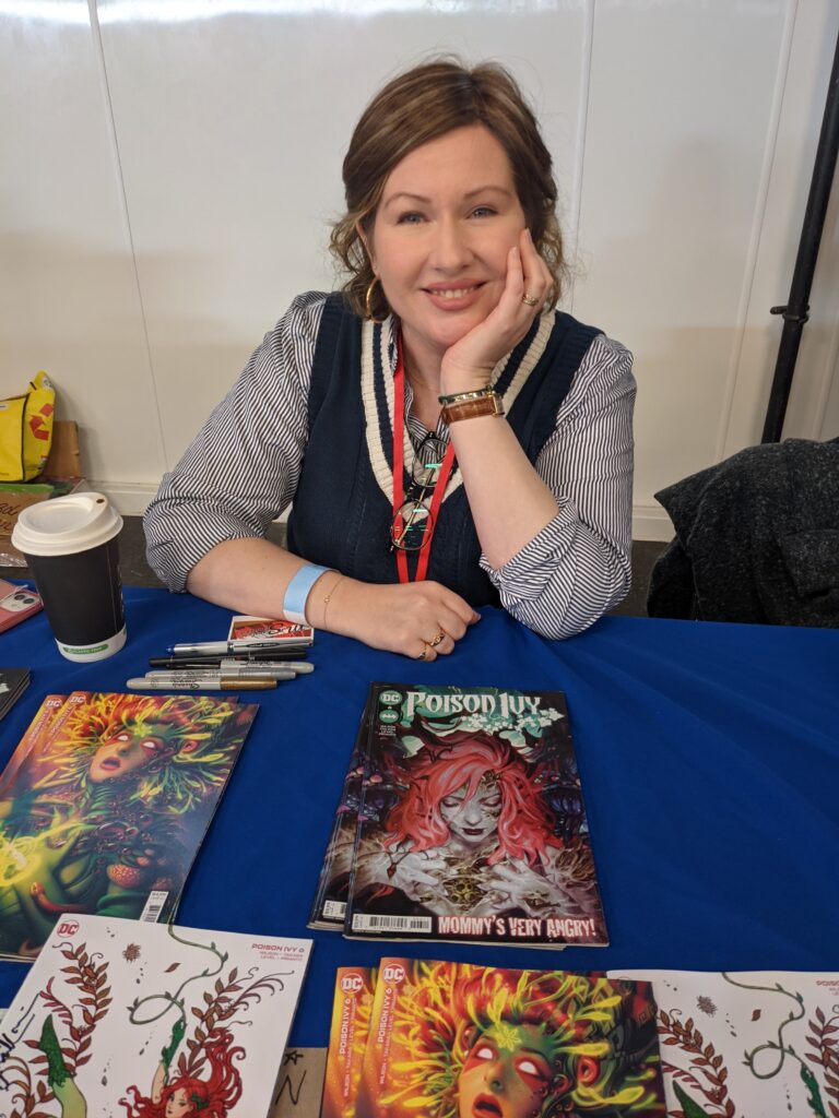 Writer G. Willow Wilson  at Thought Bubble 2022. Photo: James Bacon