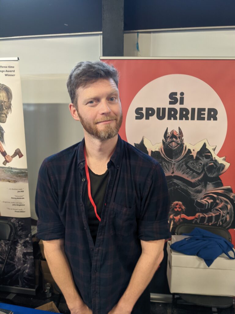 Si Spurrier at Thought Bubble 2022. Photo: James Bacon