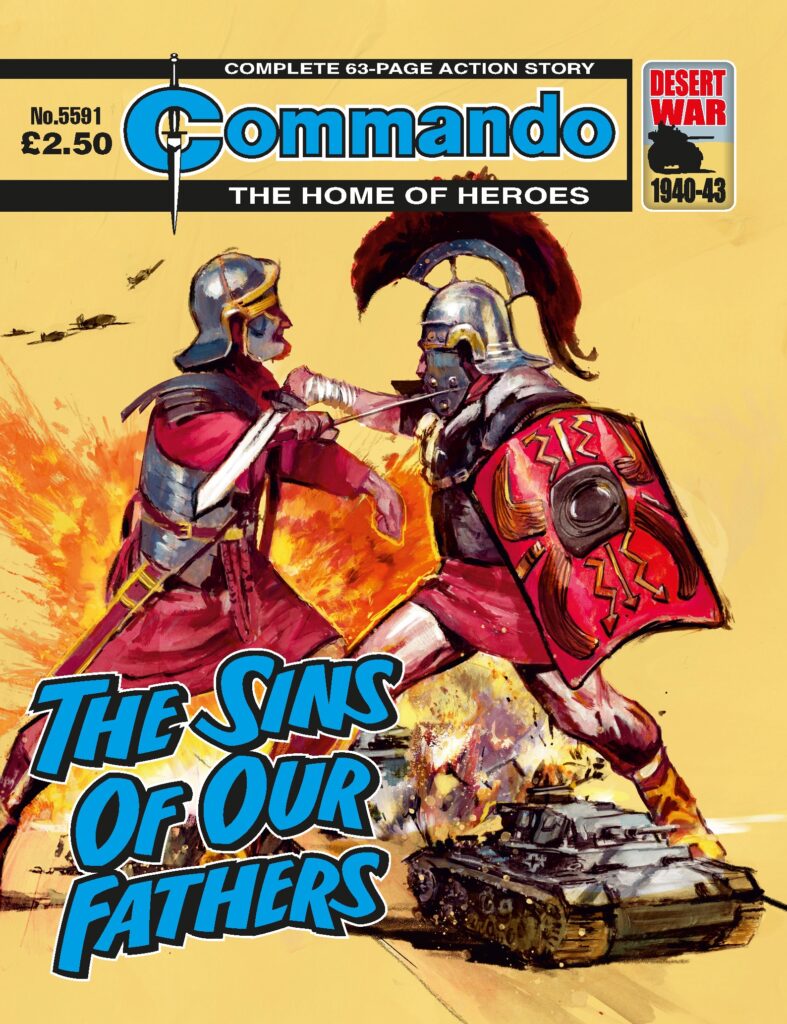 Commando 5591: Home of Heroes - The Sins of Our Fathers - cover by Mark Eastbrook