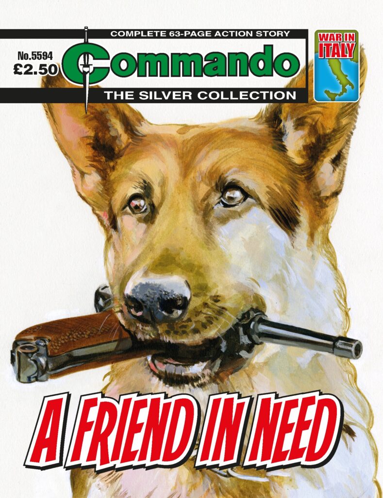 Commando 5594: Silver Collection - A Friend In Need - cover by Ron Brown