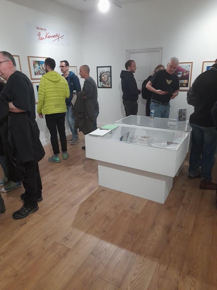 Ian Kennedy exhibition - Harrogate Mercer Art Gallery 2022 - photo by Ian Wheeler