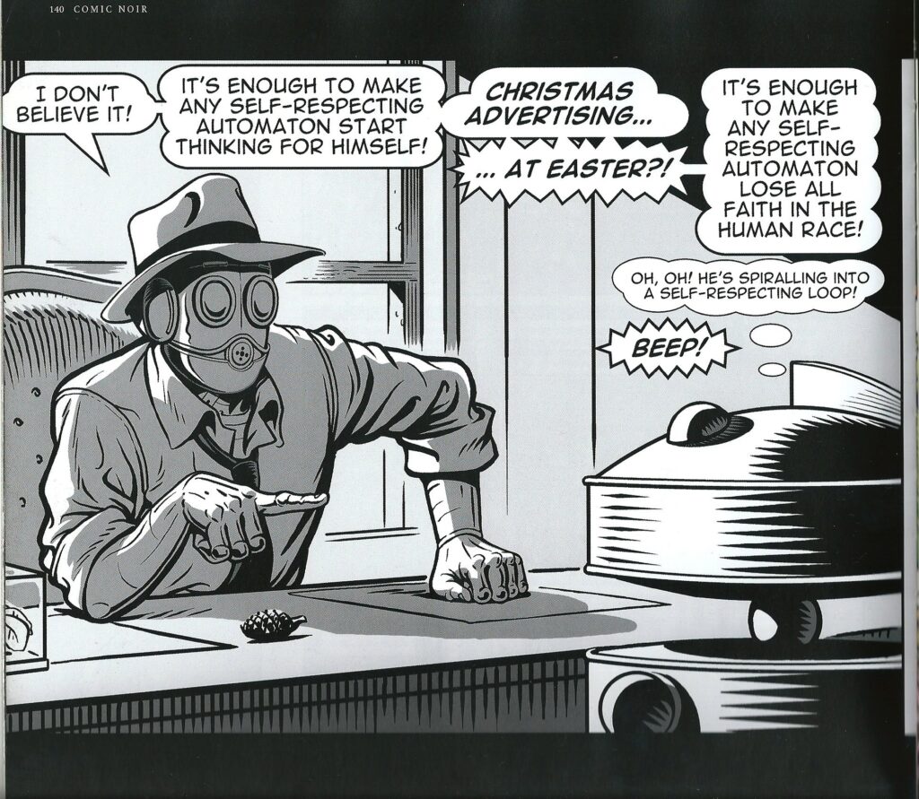 A panel from The Blue Lily, via Comic Noir