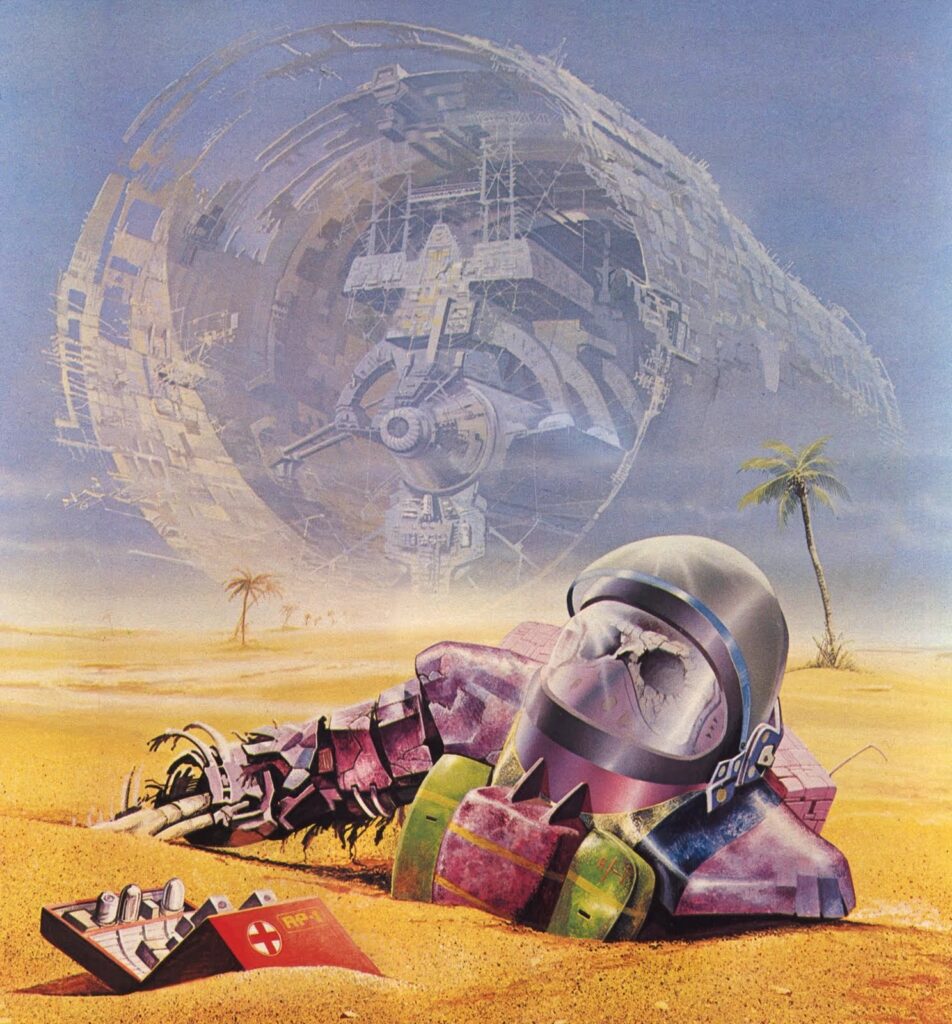 Art by Angus McKie used as the cover for the album, “Grateful Dead The Cryptical Envelopment” (2014)