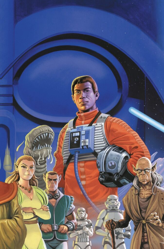 Cover of Star Wars: Vader’s Quest, pencilled by Dave Gibbons, painted by Angus McKie (1999)