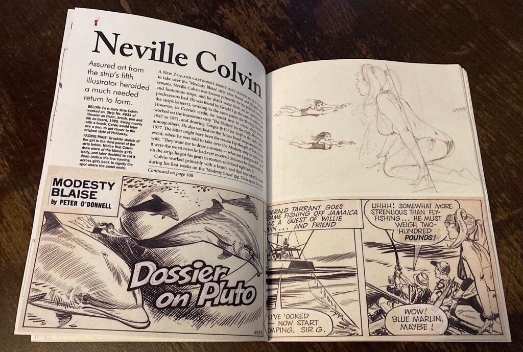 The Modesty Blaise Artists (Illustrators Special) - Sample Spread
