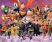 DC Comic Heroes art by Carlos Pacheco