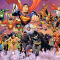 DC Comic Heroes art by Carlos Pacheco