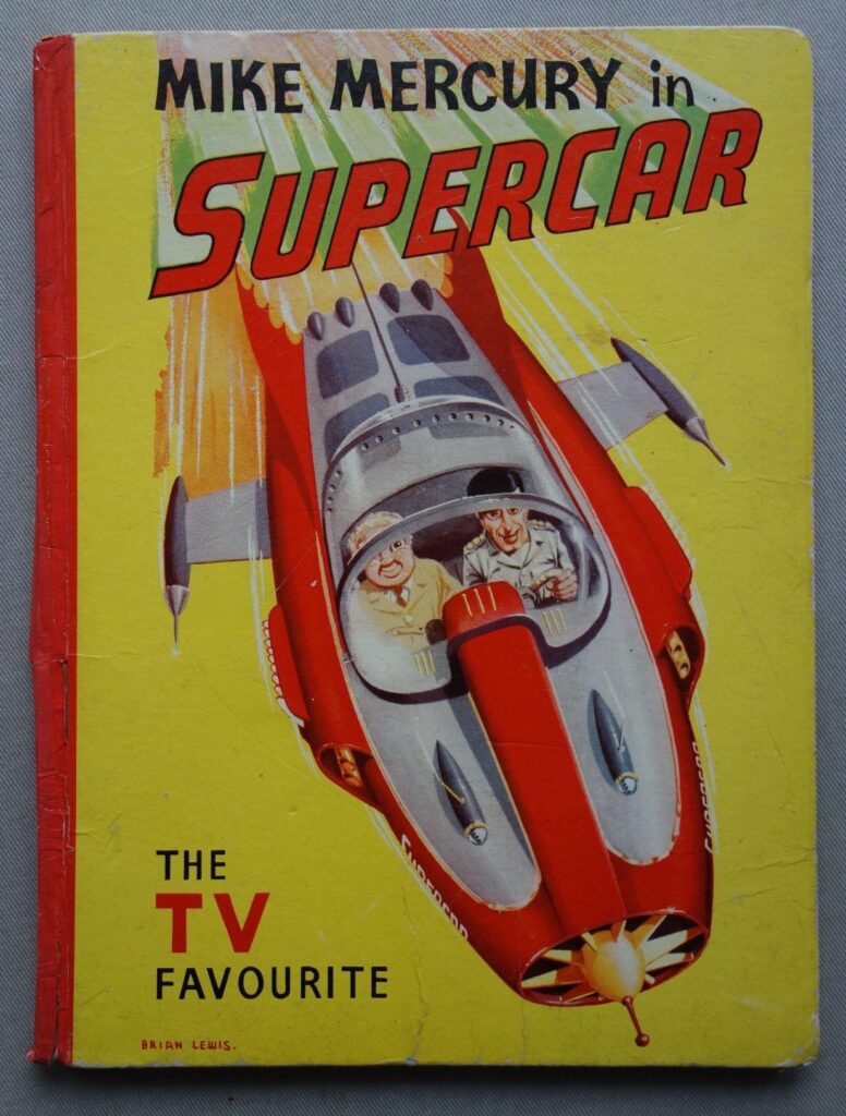 Supercar Comic Book (1962) with a cover by the legendary Brian Lewis