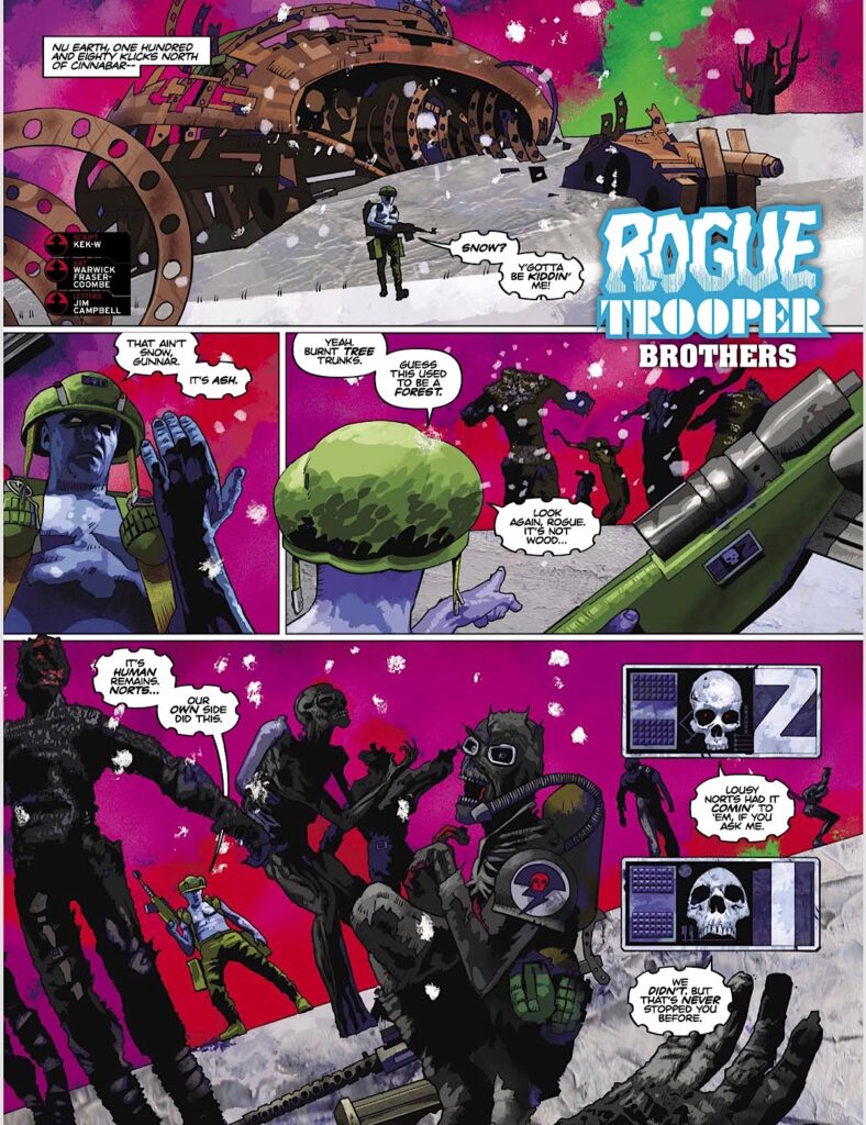 2000AD - Prog 2312 - Rogue Trooper: Brothers by Kek-W (Writer) Warwick Fraser-Coombe (Artist) Jim Campbell (Letterer)