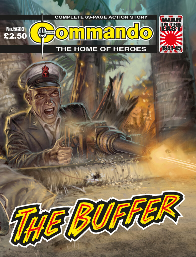 Commando 5603: Home of Heroes: The Buffer - cover by Mark Harris