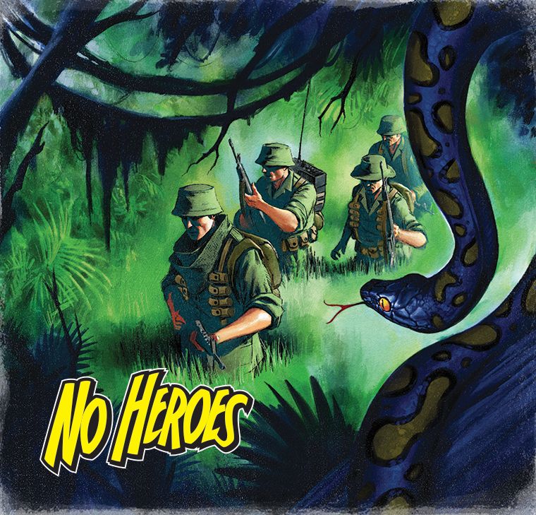 Commando 5605: Action and Adventure: No Heroes - cover by Neil Roberts - Full