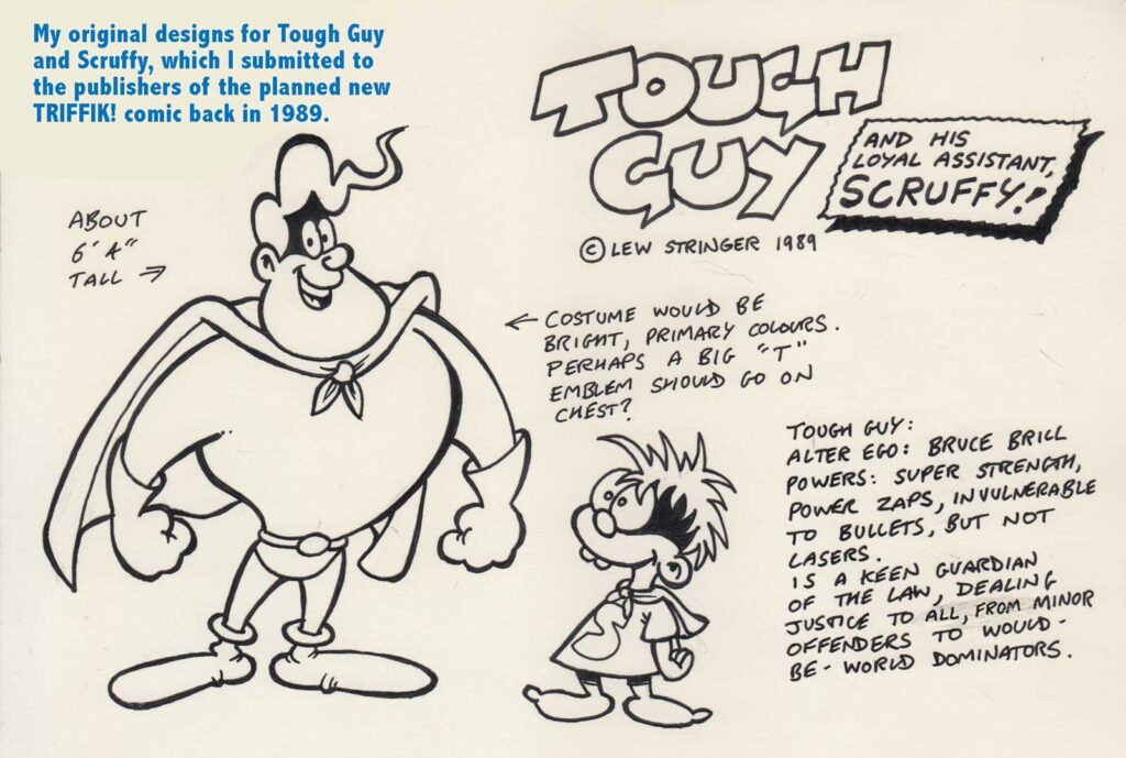 Tough Guy and Scruffy - Character Designs