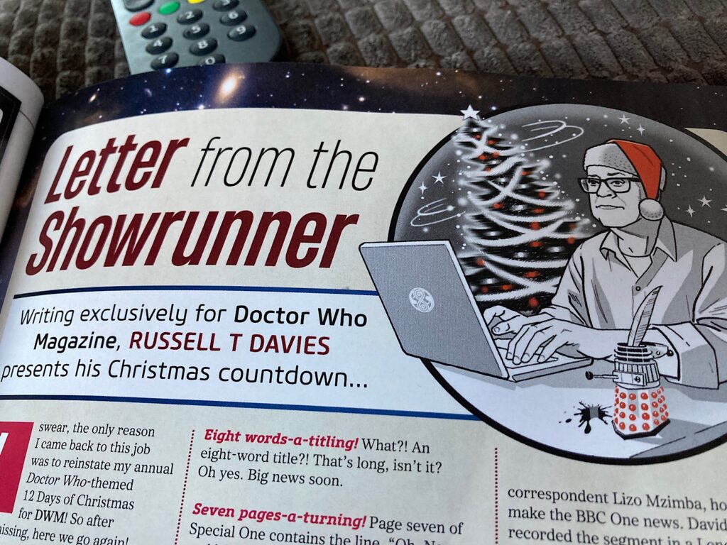 Doctor Who Magazine 585 - December 2022 - Russell T. Davies