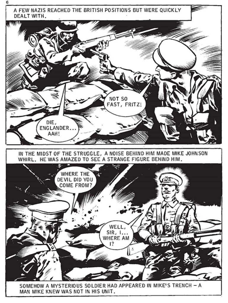 Commando 577, “Soldier from Space”, written by Skentleberry with art by Cortes