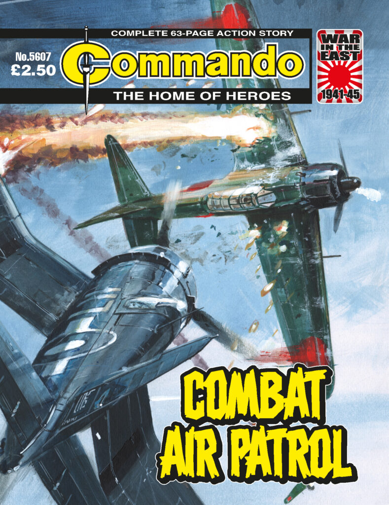 Commando 5607: Home of Heroes: Combat Air Patrol - cover by Keith Burns