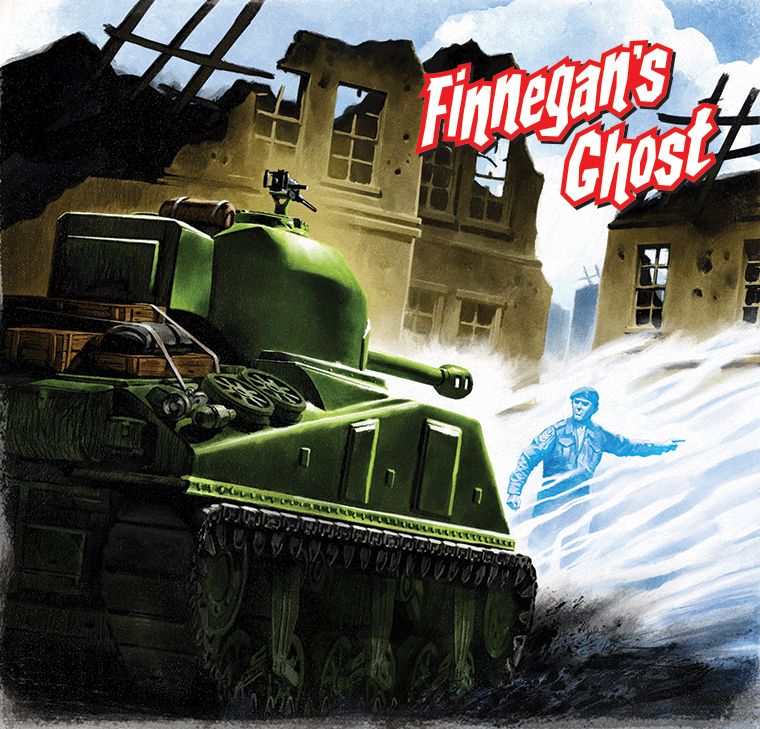 Commando 5609: Action and Adventure: Finnegan’s Ghost - cover by Neil Roberts