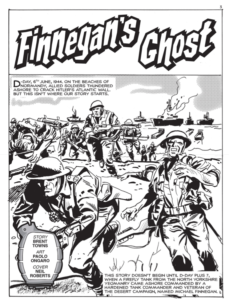 Commando 5609: Action and Adventure: Finnegan’s Ghost - art by Jaume Forns