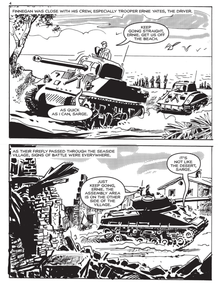 Commando 5609: Action and Adventure: Finnegan’s Ghost - art by Jaume Forns