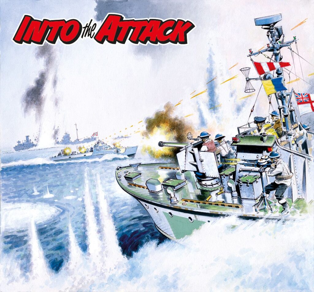 Commando 5610: Silver Collection: Into the Attack - cover by Jeff Bevan
