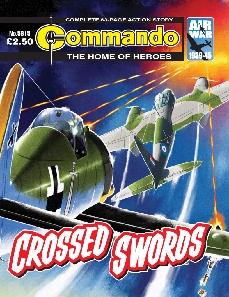 Commando 5615: Home of Heroes: Crossed Swords - cover by Neil Roberts